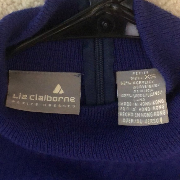 Liz Claiborne vintage wool turtleneck sweater dress - Picture 4 of 4